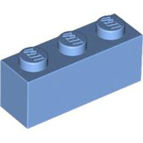 Brick 1x3 Medium Blue