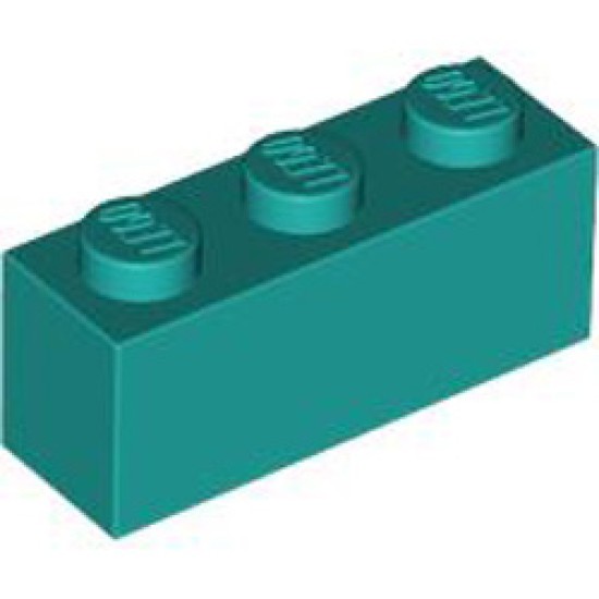 Brick 1x3 Bright Bluish Green