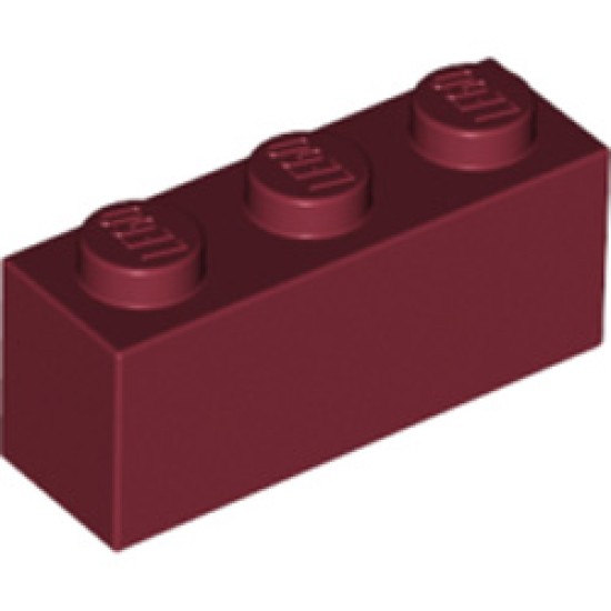 Brick 1x3 Dark Red