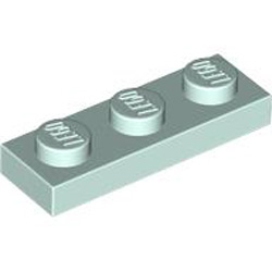 Plate 1x3 Aqua