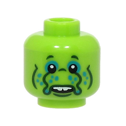 Alien Head Bright Yellowish Green