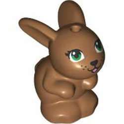 Bunny Baby Decorated Number 1 Medium Nougat