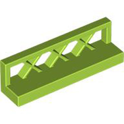 Fence 1x4x1 Bright Yellowish Green