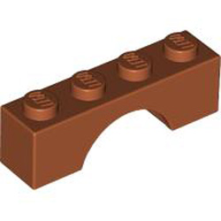 Brick with Bow 1x4 Dark Orange