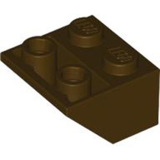 Roof Tile 2x2 / 45 Degree Inverted Dark Brown