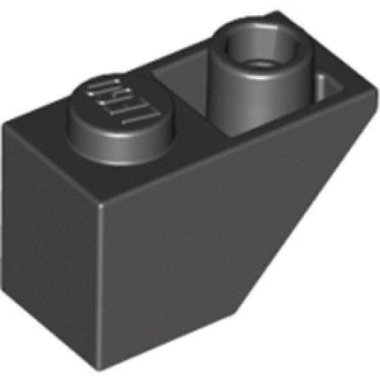 Roof Tile 1x2 Inverted Black