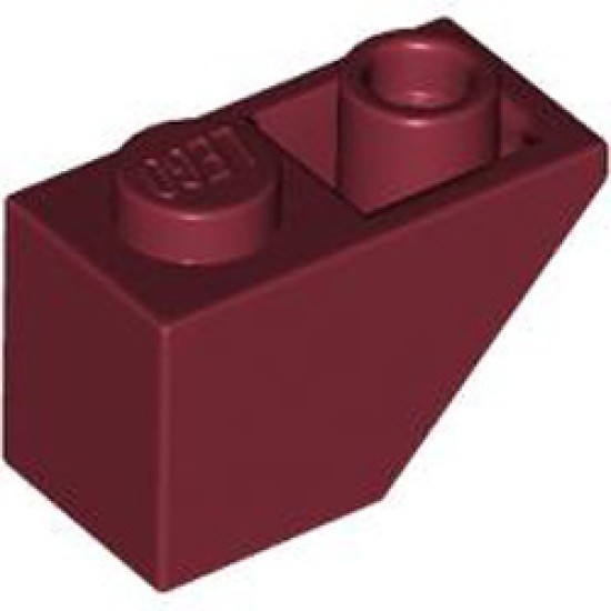 Roof Tile 1x2 Inverted Dark Red