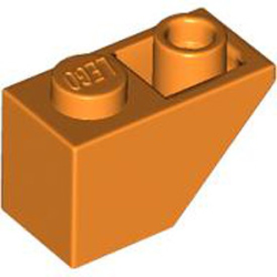 Roof Tile 1x2 Inverted Bright Orange