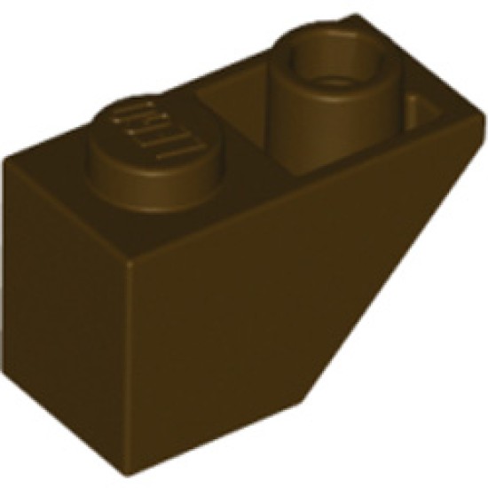 Roof Tile 1x2 Inverted Dark Brown