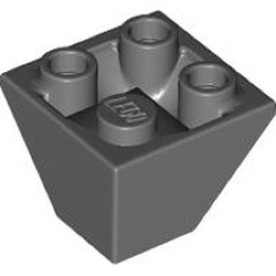 Roof Tile Corner Invert 2x2/45 Degree Dark Stone Grey