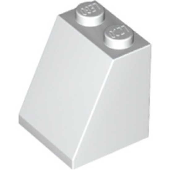 Roof Tile 2x2x2/65 Degree White