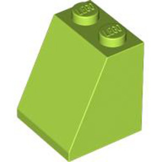 Roof Tile 2x2x2/65 Degree Bright Yellowish Green