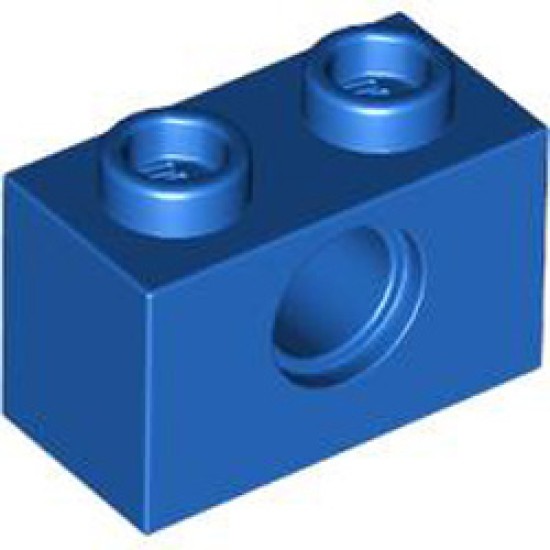 Technic Brick 1x2 Diameter 4.9 Bright Blue