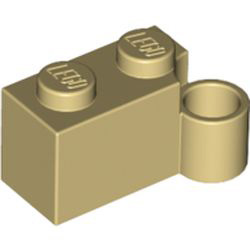Hinge 1x2 Lower Part Brick Yellow