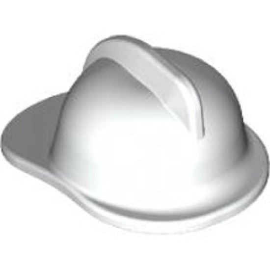 Mini Fireman Helmet White