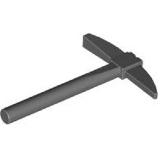 Mini Pickaxe Dark Stone Grey