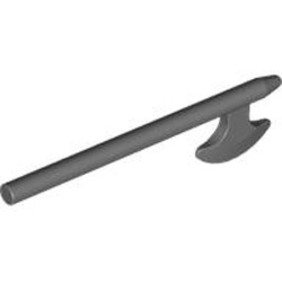 Mini Battle Axe Dark Stone Grey