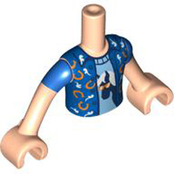 Torso Boy with Arm Number 113 Light Nougat