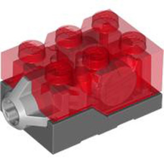 FX Light 2x3x1 1/3 Red Dark Stone Grey