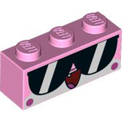 Brick 1x3 Number 38 Light Purple