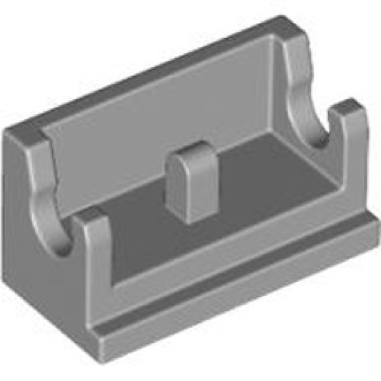 Rocker Bearing 1x2 Medium Stone Grey