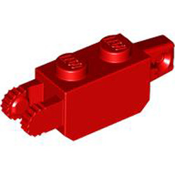 Brick 1x2 Friction / Stub / Fork Vertical Bright Red