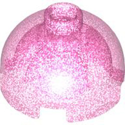 Final Brick 2x2 Transparent Medium Violet with Opalescence