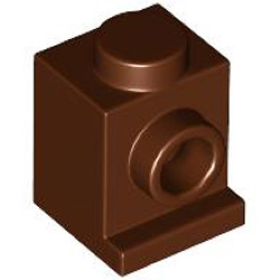 Angular Brick 1x1 Reddish Brown