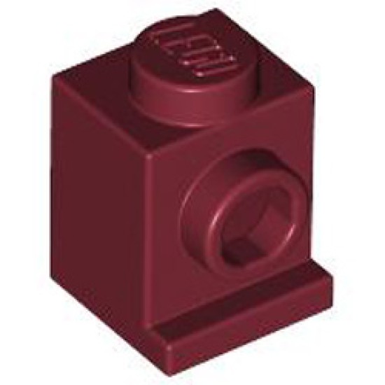 Angular Brick 1x1 Dark Red