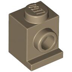Angular Brick 1x1 Sand Yellow