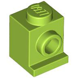 Angular Brick 1x1 Bright Yellowish Green