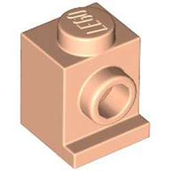 Angular Brick 1x1 Light Nougat