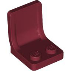 Seat 2x2x2 Dark Red