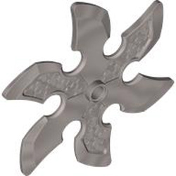 Weapon with 4.85 Hole Silver Metallic