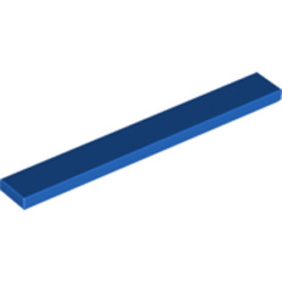 Flat Tile 1x8 Bright Blue