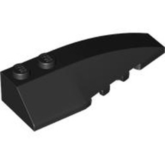 Right Shell 2x6 with Bow / Angle Black