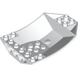 Shell 6x8x2 with Bow / Angle / Reverse White