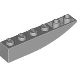 Brick 1x6 with Bow Reverse Medium Stone Grey