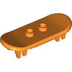 Skateboard Bright Orange