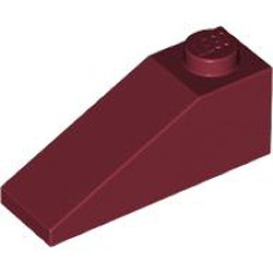 Roof Tile 1x3 / 25 Degree Dark Red