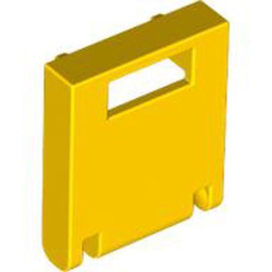 Mailbox Front 2x2 Bright Yellow