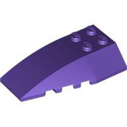 Brick 4x6 with Bow / Angle Medium Lilac