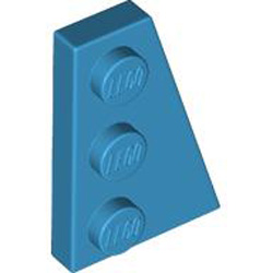 Right Plate 2x3 with Angle Dark Azur