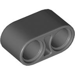 Technic 2M Beam Dark Stone Grey