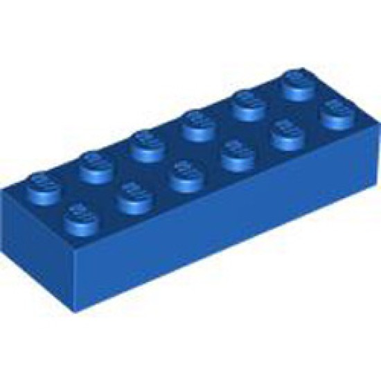 Brick 2x6 Bright Blue