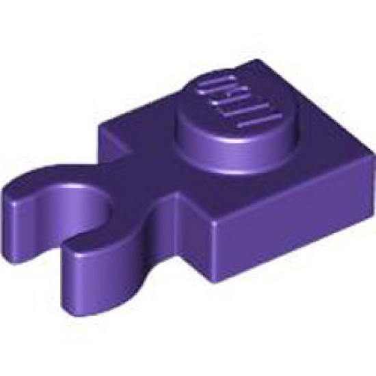 Plate 1x1 with Holder Medium Lilac