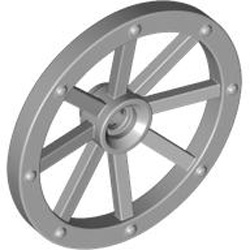 Wheel with Spokes Diameter 33.8 Medium Stone Grey