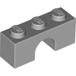 Brick with Bow 1x3 Medium Stone Grey