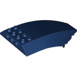 Shell 6x10x2 with Bow / Angle Earth Blue