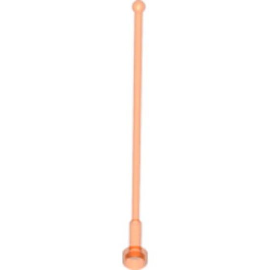 Antenna 1x1x8 Transparent Fluorescent Reddish Orange